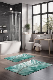 Mijölnir Juego de alfombrillas de baño CT-5320 Multicolor